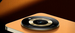 Das Realme 11 kommt im orangen Leder-Design daher. (Bild: Realme)