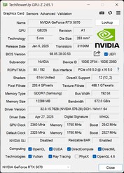 GPU-Z (1-Click-OC aktiviert)