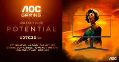 U27G3X/BK und U32G3X/BK sind zwei neue Gaming-Monitore von AGON by AOC. (Bild: AGON by AOC)