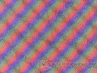 Das matte Panel ist merklich körniger als die glänzende Konfiguration