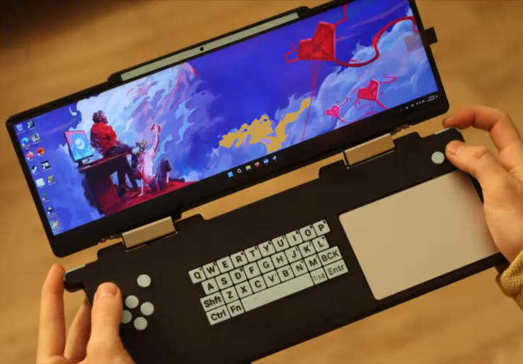 YouTuber konstruiert Ultrawide Gaming-Handheld DS Deck altem Lenovo-Yoga-Laptop