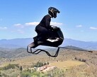 Das Airbike kann eine Geschwindigkeit von bis zu 102 Kilometern pro Stunde erreichen. (Bildquelle: Screenshot des Volonaut Testvideos)