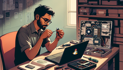 Computer-Fehlerbehebung - SystemRescue 12.00 jetzt verfügbar (Bildquelle: Generiert mit DALL-E 3)