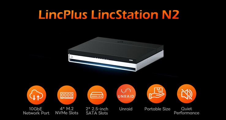 Die LincStation N2 ist kompakter und unterstützt mehr Flash-Speicher...