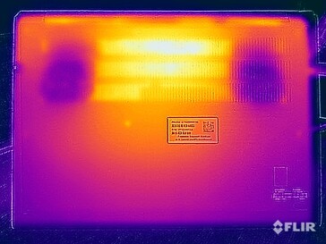 Oberflächentemperaturen Stresstest (Unterseite)