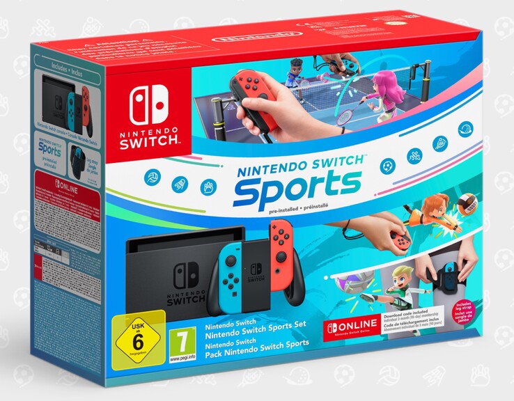 Das Nintendo Switch Sports Bundle soll mit 12 statt 3 Monaten Nintendo Switch Online neu aufgelegt werden.