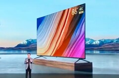 Der neue Redmi Smart TV Max ist mit 86 Zoll etwas kleiner als sein großer Bruder, dafür passt er aber auch besser durch Türen. (Bild: Xiaomi)