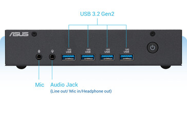 USB Typ C fehlt in der Standard-Konfiguration (Bildquelle: Asus)