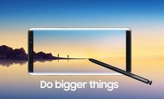 Das Galaxy Note 8 war bereits kurz im Samsung-Store zu sehen.
