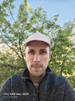 Selfie Aufnahme mit der Frontkamera