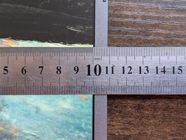 Relativ schmale Seitenränder