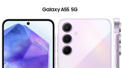 Das Samsung Galaxy A55 taucht mit ersten offiziellen Renderbildern am Horizont auf und zeigt ein paar Design-Neuheiten. (Bild: Samsung/Android Headlines, editiert)