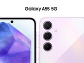 Das Samsung Galaxy A55 taucht mit ersten offiziellen Renderbildern am Horizont auf und zeigt ein paar Design-Neuheiten. (Bild: Samsung/Android Headlines, editiert)