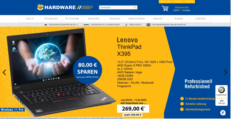 Quelle: Hardware Online Shop