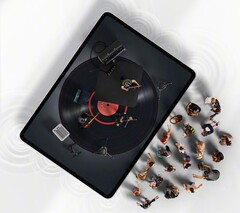 Das Oppo Pad 4 Pro besitzt gleich acht Lautsprecher. (Bildquelle: Oppo)