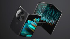 Das OnePlus Open wird bereits von ersten Prominenten, aktuell etwa in Indien vorgeführt. (Bild: OnLeaks)