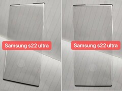 Die ersten Displayschutz-Produkte für das Samsung Galaxy S22 Ultra bekräftigen ein boxigeres Design als bei Galaxy S22 und Galaxy S22+.
