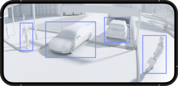 Fahrzeuge und Personen können erkannt werden