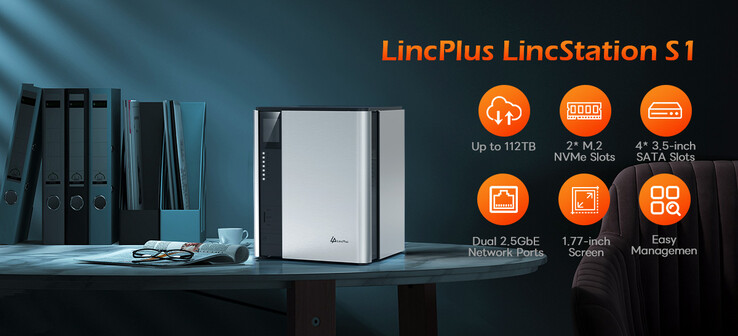 ... die LincStation S1 sieht auch mehr wie ein klassisches NAS aus (Bildquelle jeweils: LincPlus)