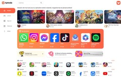 Aptoide App Store im Internet (Bild: Screenshot des Autors)