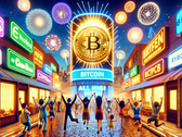 Bitcoin Allzeithoch (Bildquelle: Generiert mit DALL-E 3)