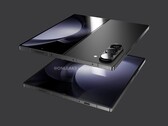Das Galaxy Z Fold6 erhält ein modernisiertes Deisgn. (Bild: @OnLeaks / SmartPrix)