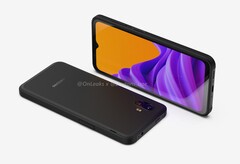 Das Samsung Galaxy XCover Pro 2 kommt mit einem recht modernen Design für ein Outdoor-Smartphone. (Bild: @OnLeaks / Zoutons)