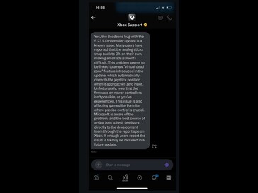 Antwort des Xbox-Supports auf Anfragen zu Problemen mit Controllern (Bildquelle: Unofficial Xbox Support Subreddit)