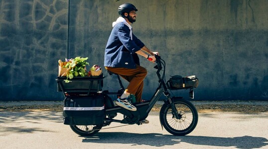 Das Longtail kann viel Gepäck transportieren