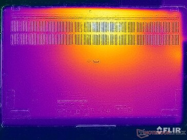 Oberflächentemperaturen Stresstest (Unterseite)