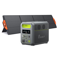 Die FossiBot F1200 Powerstation gibt es aktuell mit und ohne SP200 Solarpanel im Angebot. (Bild: Geekbuying)