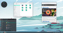 Manjaro 24.0 „Wynsdey“ Desktop (Bildquelle: GamingOnLinux)