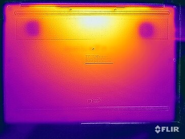 Oberflächentemperaturen Stresstest (Unterseite)