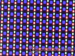 Scharfe OLED-Subpixel