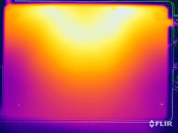 Oberflächentemperaturen Stresstest (Unterseite)