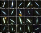 Farbkomposit-Bilder des James-Webb-Weltraumteleskops zeigen Scheibengalaxien (Bildquelle: JWST)