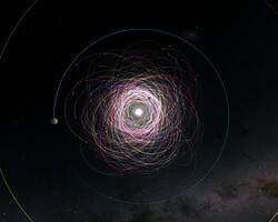 Ist die präzise Bahn bekannt, lässt mehr über die Beschaffenheit der Asteroiden herausfinden. (Bildquelle: ESA/Gaia/DPAC)