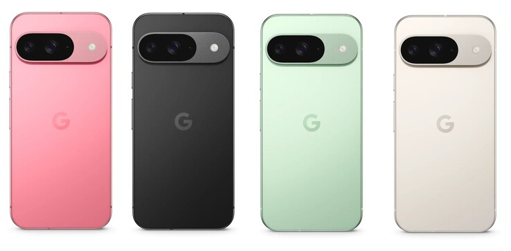 Farbauswahl des Google Pixel 9