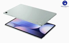 Das Galaxy Tab S10 FE+ besitzt ein größeres 13,1 Zoll Dipslay. (Bildquelle: @OnLeaks / Sammyguru)