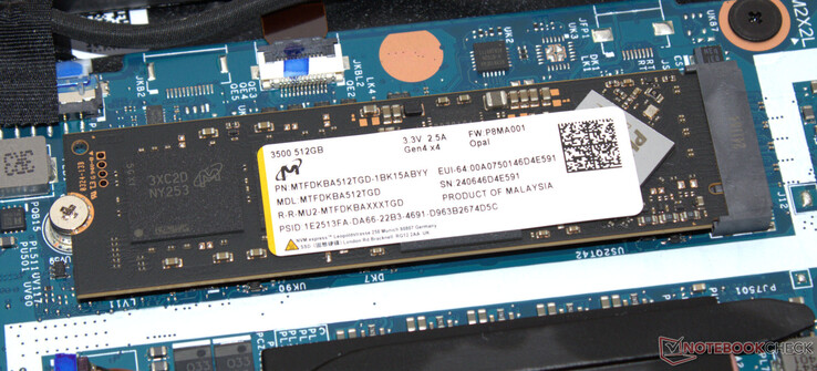 Eine PCIe-4-SSD dient als Systemlaufwerk.