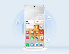Das Huawei P60 Pro kann durch eine Hülle mit integriertem 5G-Modem schneller im Mobilfunk surfen. (Bild: Soyea Tech)