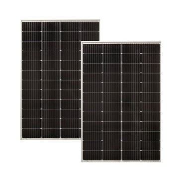 Zwei Solarmodule eines unbekannten Herstellers mit je 175 Wp (Bildquelle: Aldi)