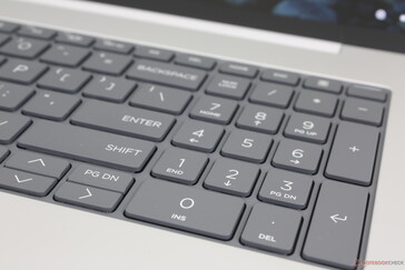 Beengter Ziffernblock und Pfeiltasten