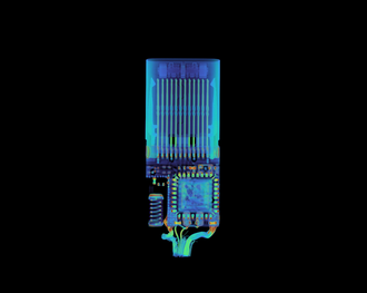 O.MG Kabel im CT-Scan