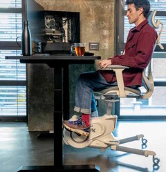 FlexiSpot V6: Stuhl mit integriertem Fahrradtrainer