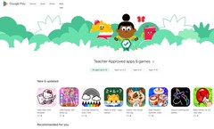 Kinderbereich in Google Play (Bildquelle: Eigene)