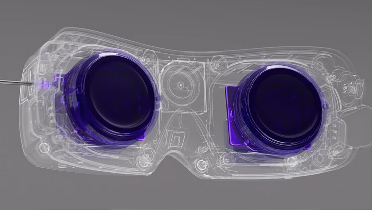 Justiert wird die Interpupillardistanz mit einem Werkzeug (Bildquelle: Bigscreen)