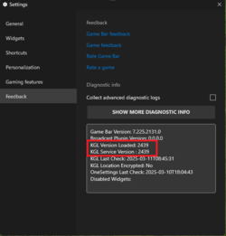 die neueste KGL-Version sollte installiert sein