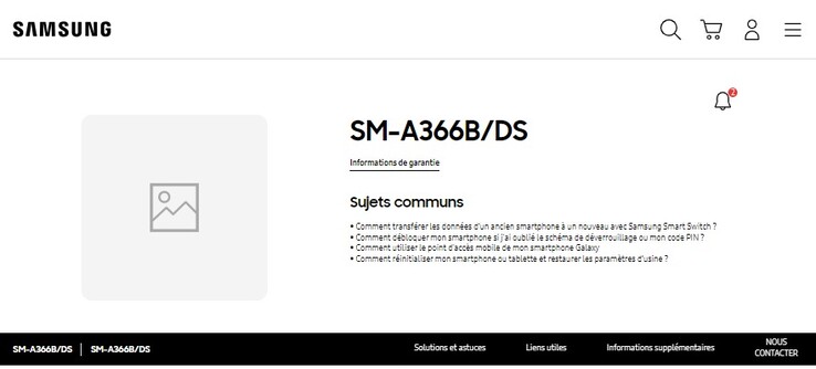 ..und das Galaxy A36 sind bereits online (Bildquelle: Samsung)