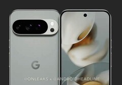 Das Google Pixel 10 Pro XL erhält offenbar kaum Design-Neuerungen. (Bildquelle: @OnLeaks / Android Headlines)